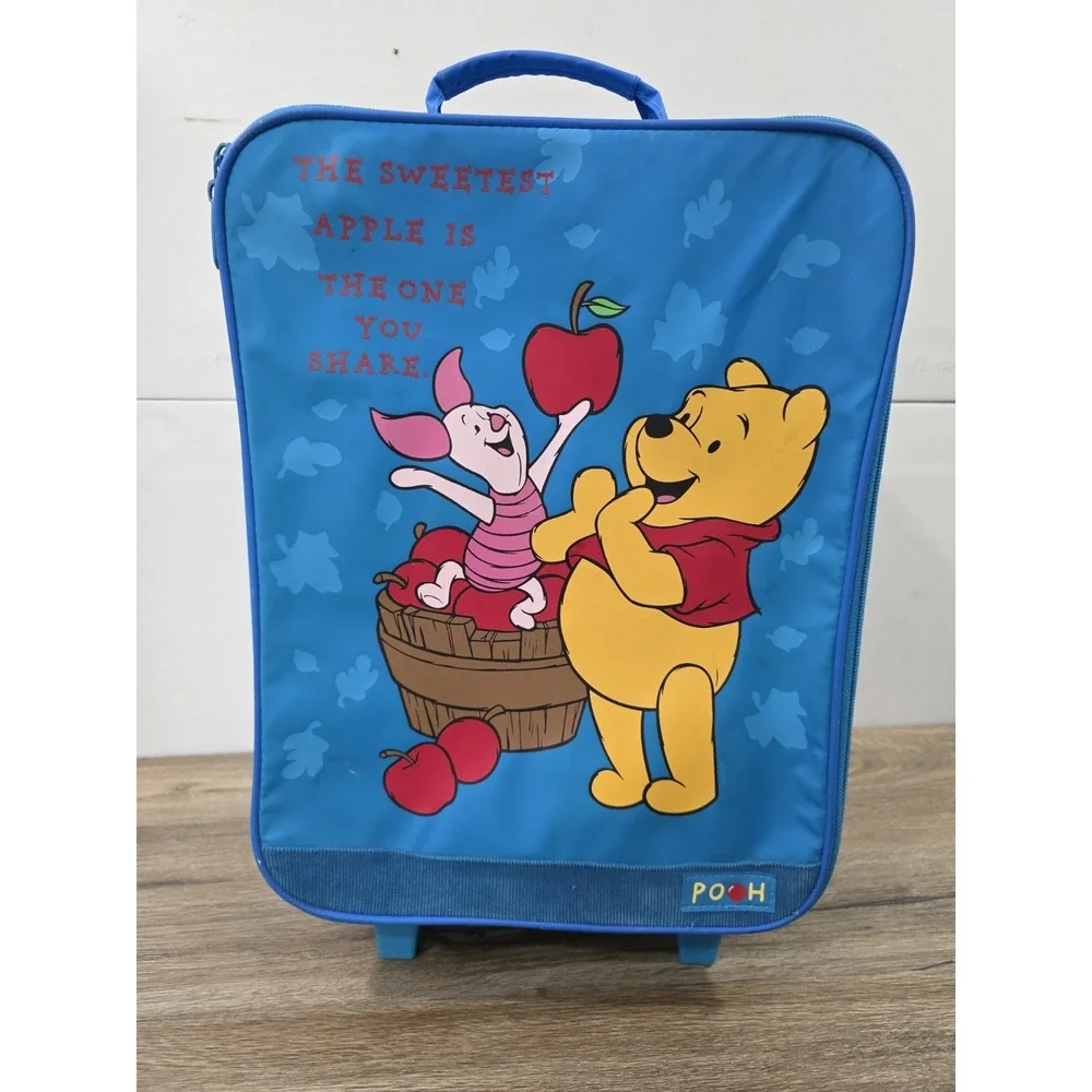 Vtg Winnie The Pooh Disney Youth Suitcase Pigglet 